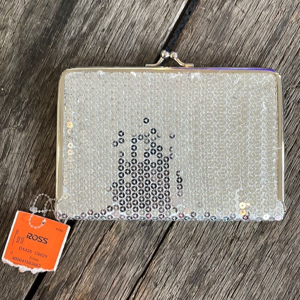 NWT Silver Sequined 4 X 6 Photo Album
